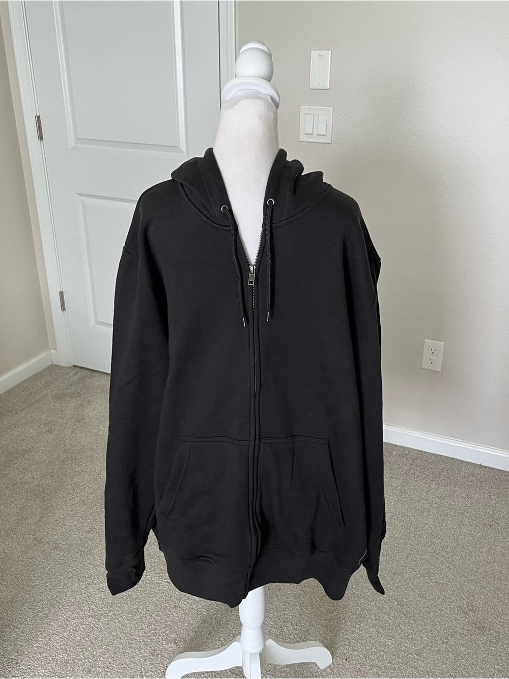 NWOT Harley-Davidson Black Full-Zip Hooded Sweatshirt Size 2X